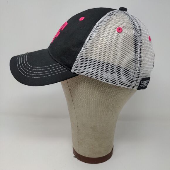 T Mobile Mens Snapback Hat Black Gray Adjustable Mesh Back Embroidered Logo - Picture 5 of 11